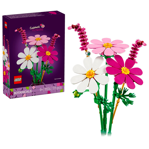 Конструктор LEGO Botanicals Цветы космеи 171 деталь (11514) - изображение 3