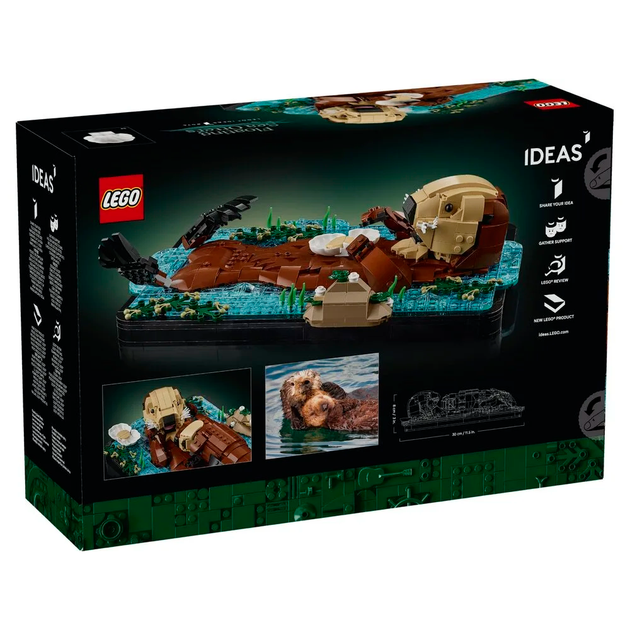 Конструктор LEGO Ideas Пливучі морські видри 1234 деталі (21366) - зображення 2
