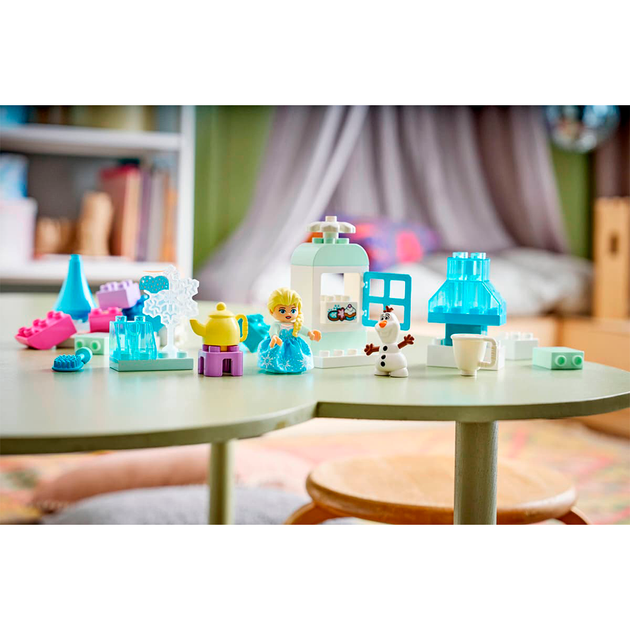 Конструктор LEGO DUPLO Disney Коробка для творческого конструирования «Ледяное сердце» с Эльзой и Олафом 37 деталей (10462) - изображение 8