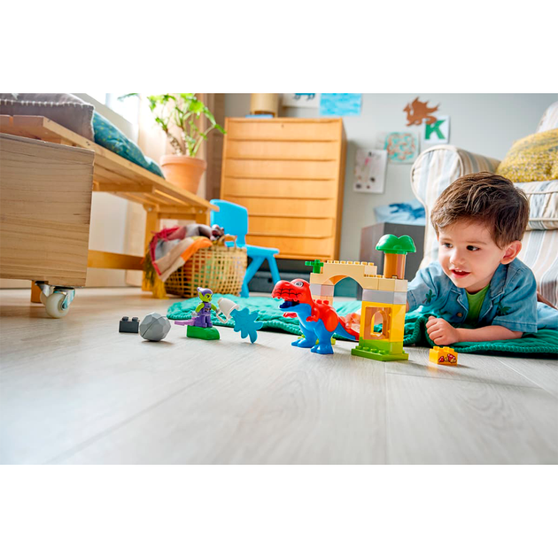 Конструктор LEGO DUPLO Marvel Динозавр Spidey-Rex проти Зеленого Гобліна 25 деталей (10463) - зображення 6