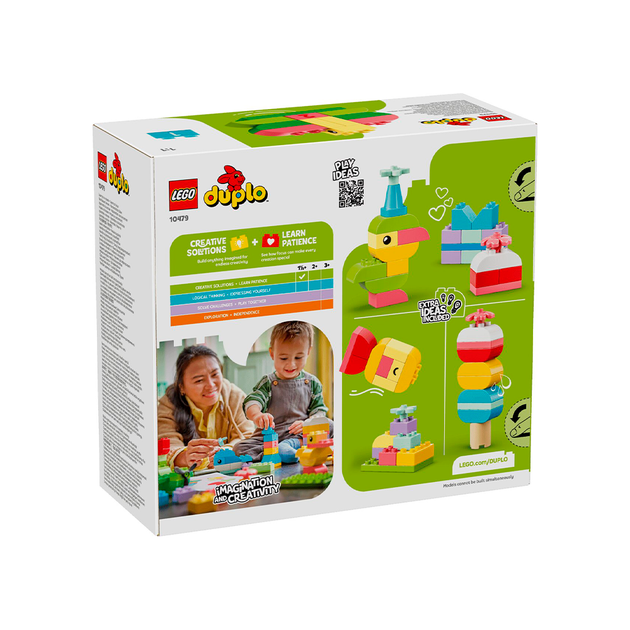 Конструктор LEGO DUPLO Classic Коробка кубиков для ярких творческих сборок 80 деталей (10479) - изображение 2