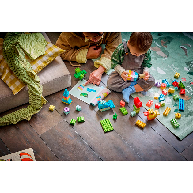 Конструктор LEGO DUPLO Classic Коробка кубиков для ярких творческих сборок 80 деталей (10479) - изображение 6