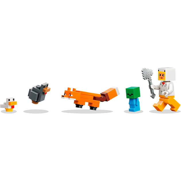 Конструктор LEGO Minecraft Куриная ферма 233 детали (21585) - изображение 4