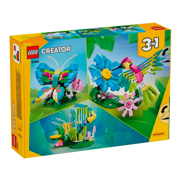 Конструктор LEGO Creator Дикие животные: красочный колибри 312 деталей (31384) - изображение 2