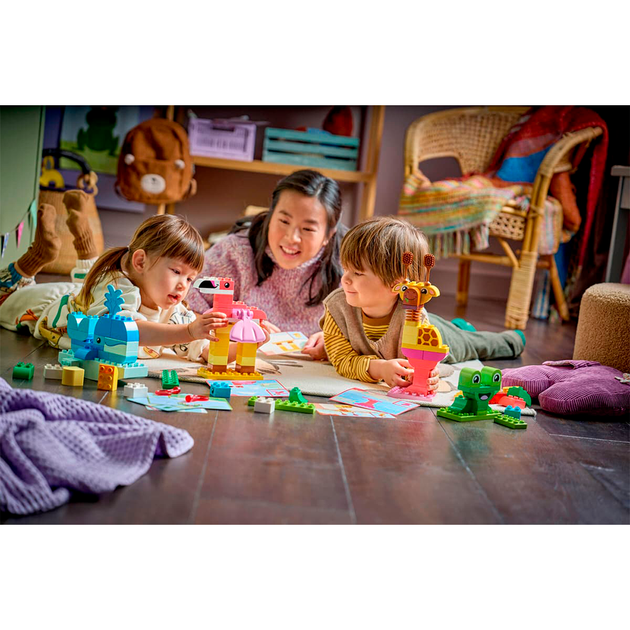 Конструктор LEGO DUPLO Town Игра по сборке животных 94 детали (10472) - изображение 5