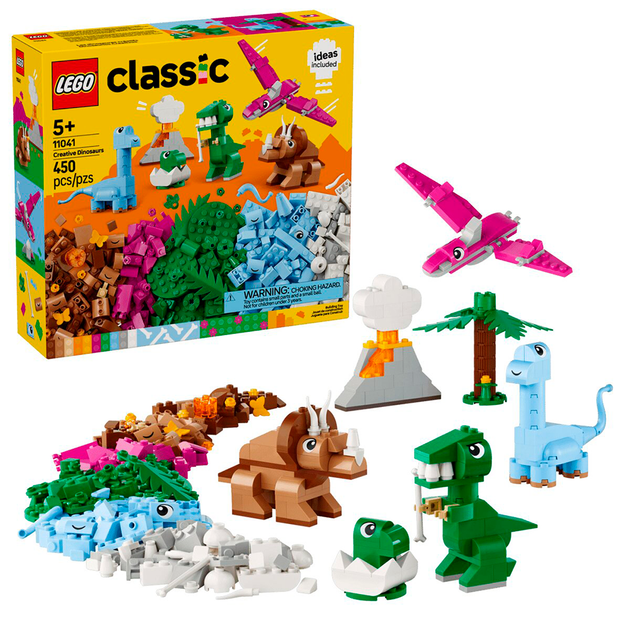 Конструктор LEGO Classic Творчі динозаври 450 деталей (11041) - зображення 3