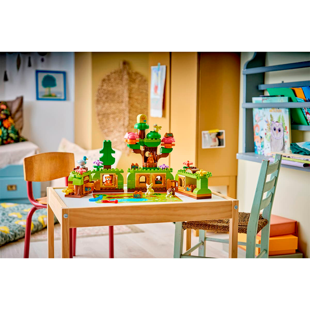 Конструктор LEGO DUPLO Town Ліс відкриттів із дикими тваринами 131 деталь (10480) - зображення 6