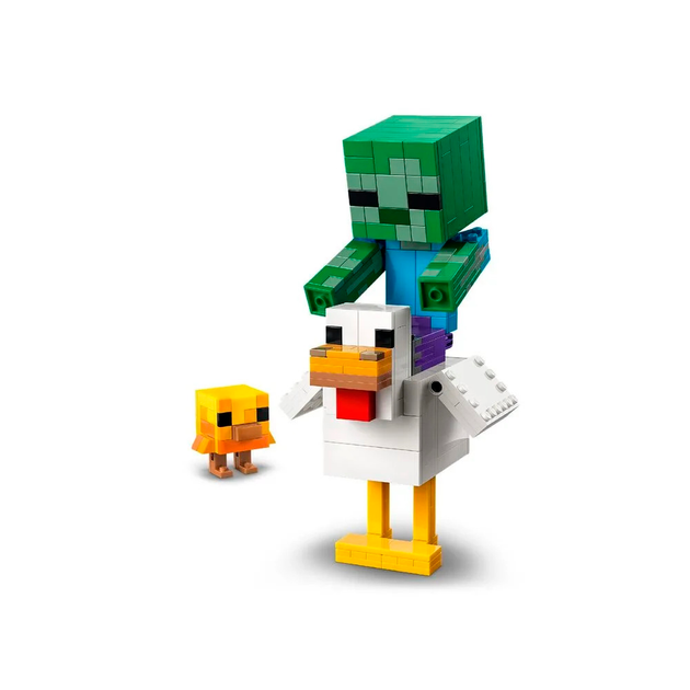 Конструктор LEGO Minecraft Курячий Жокей 344 деталі (21582) - зображення 4