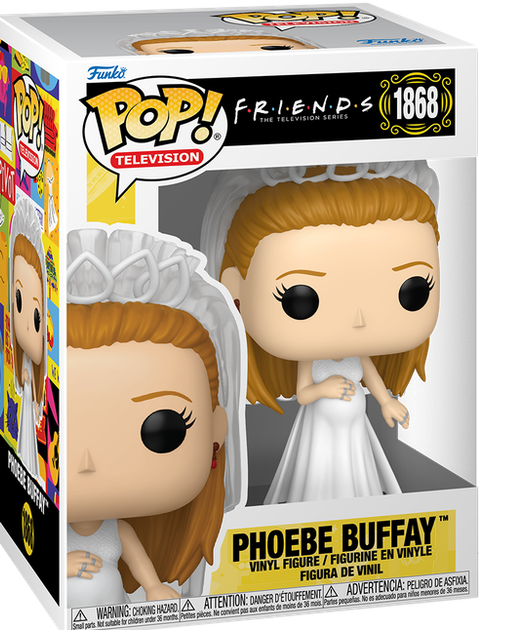 Фигурка Funko POP! Friends — PHOEBE BUFFAY (WEDDING DRESS) (Фиби Буффе в свадебном платье) #1868 - Фото 1 Фигурка Funko POP! Friends — PHOEBE BUFFAY (WEDDING DRESS) (Фиби Буффе в свадебном платье) #1868 - изображение 1