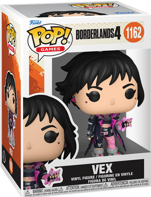 Фігурка Funko Pop! Games: Borderlands 4 — #1162 Векс (Vex) - Фото 1 Фігурка Funko Pop! Games: Borderlands 4 — #1162 Векс (Vex) - зображення 1