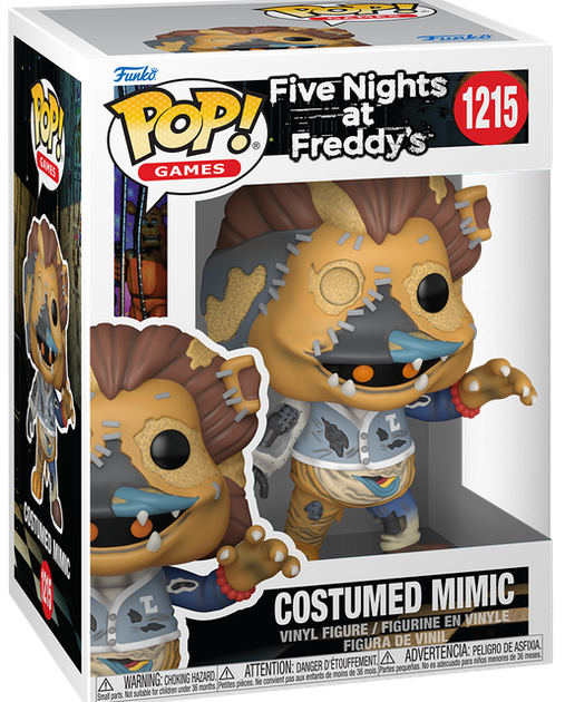 Фігурка Funko POP! Games: Five Nights at Freddy's (FNAF) — COSTUMED MIMIC (Мімік у костюмі) #1215 - Фото 1 Фігурка Funko POP! Games: Five Nights at Freddy's (FNAF) — COSTUMED MIMIC (Мімік у костюмі) #1215 - зображення 1