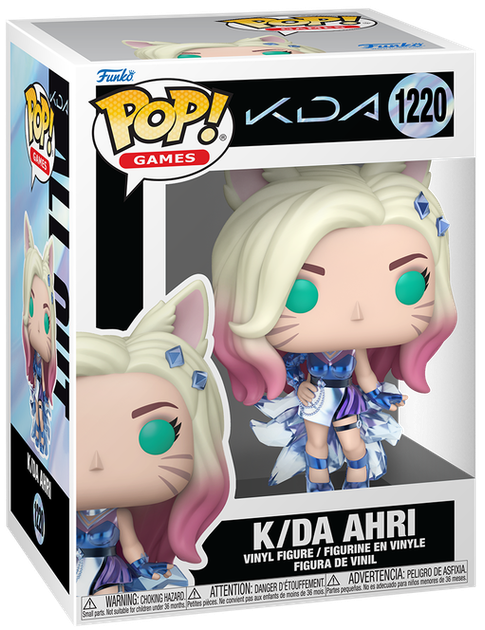 Фігурка Funko POP! Games: League of Legends — K/DA AHRI (К/DA Арі) #1220 - Фото 1 Фігурка Funko POP! Games: League of Legends — K/DA AHRI (К/DA Арі) #1220 - зображення 1