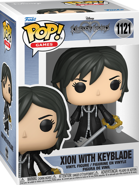 Фігурка Funko Pop! Games: Kingdom Hearts — #1121 Ксіон з Ключем-Клинком (Xion with Keyblade) - Фото 1 Фігурка Funko Pop! Games: Kingdom Hearts — #1121 Ксіон з Ключем-Клинком (Xion with Keyblade) - зображення 1