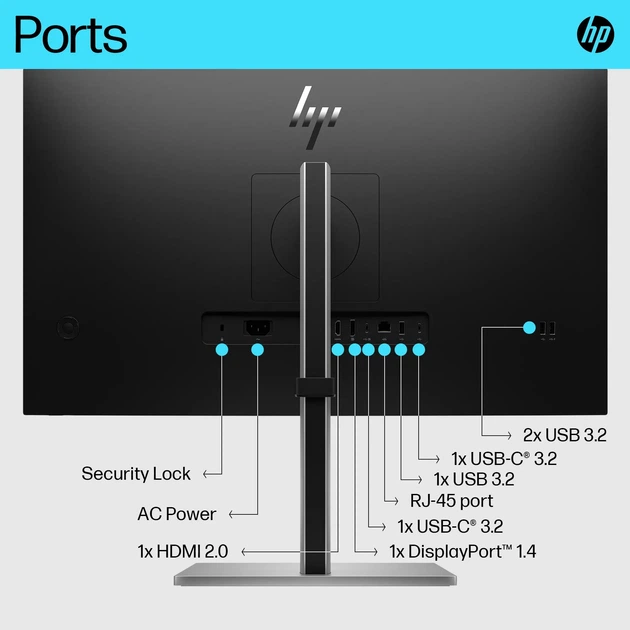 Монітор 27" HP E27k G5 (6N4C4AA) - зображення 11