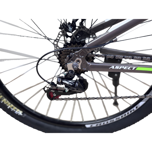 Велосипед CrossBike 24" Aspect 2026 Рама 11" темно-сірий - зображення 5