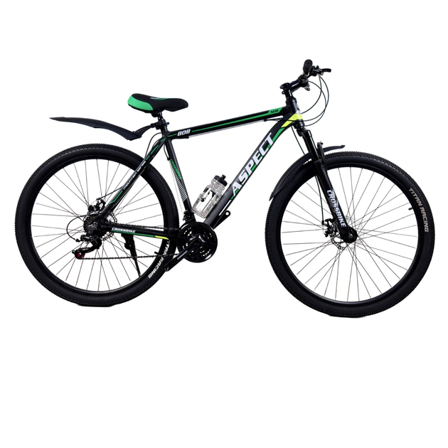 Велосипед CrossBike 29" Aspect 2026 Рама 21" black-green - Фото 1 Велосипед CrossBike 29" Aspect 2026 Рама 21" black-green - изображение 1