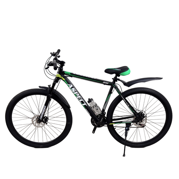 Велосипед CrossBike 29" Aspect 2026 Рама 21" black-green - Фото 2 Велосипед CrossBike 29" Aspect 2026 Рама 21" black-green - изображение 2