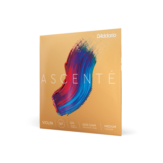 Струни для скрипки D'Addario ASCENTÉ VIOLIN STRING SET 3/4 Scale Medium Tension - Фото 2 Струни для скрипки D'Addario ASCENTÉ VIOLIN STRING SET 3/4 Scale Medium Tension - зображення 2
