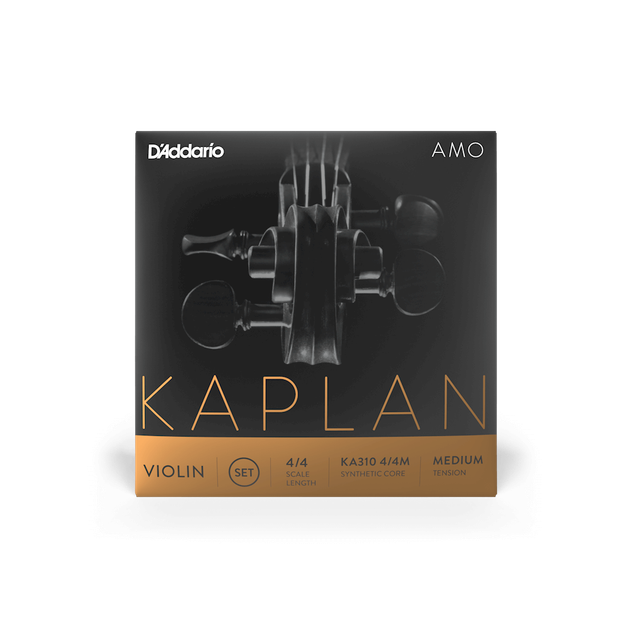 Струни для скрипки D'Addario KAPLAN AMO VIOLIN STRING SET 4/4 Scale Medium Tension - Фото 1 Струни для скрипки D'Addario KAPLAN AMO VIOLIN STRING SET 4/4 Scale Medium Tension - зображення 1
