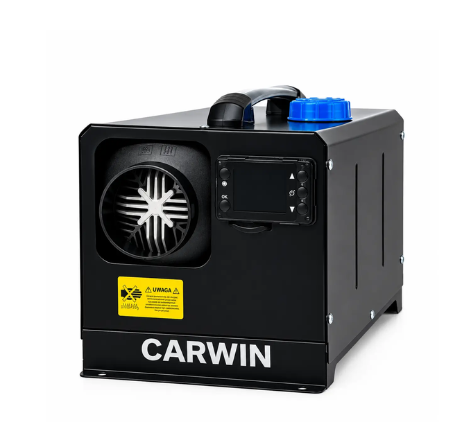 Автономный дизельный обогреватель CARWIN 12 кВт воздушный обогреватель 12 24 В автономка для авто 20–50 м2 дизельная печь с пультом ДУ 0,11–0,35 л ч переносной отопитель для гаража мастерской склада помещений - изображение 7