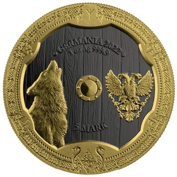Колекційна срібна монета “Валькірії – Хільдегард” 31,1 г 2022 рік - Фото 3 Колекційна срібна монета “Валькірії – Хільдегард” 31,1 г 2022 рік - изображение 3