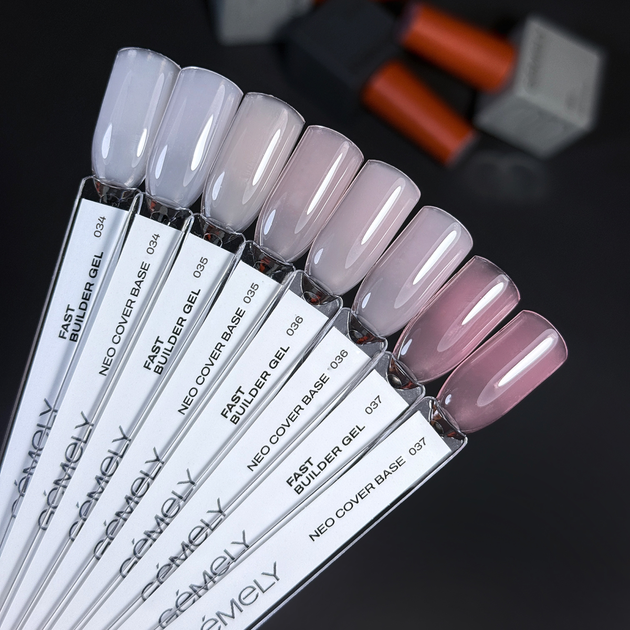 Гель для наращивания GEMELY Fast Builder gel 34 / Фаст Билдер гель 34, молочно-розовый полупрозрачный, 15 мл - Фото 3 Гель для наращивания GEMELY Fast Builder gel 34 / Фаст Билдер гель 34, молочно-розовый полупрозрачный, 15 мл - изображение 3