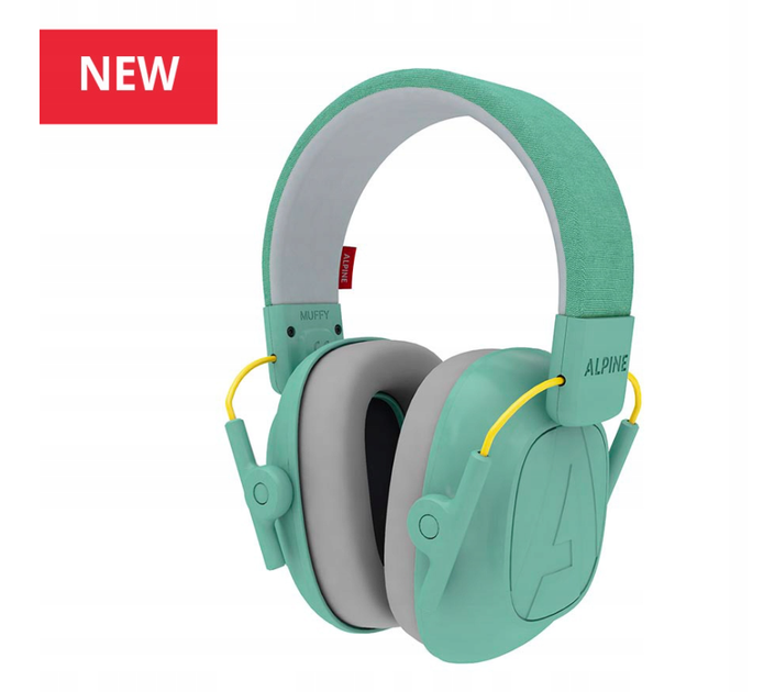 Alpine Muffy Kids Mint- детские противошумные наушники 25 дБ (SNR), защита слуха для детей 5–12 лет, мятный - Фото 4 Alpine Muffy Kids Mint- детские противошумные наушники 25 дБ (SNR), защита слуха для детей 5–12 лет, мятный - изображение 4