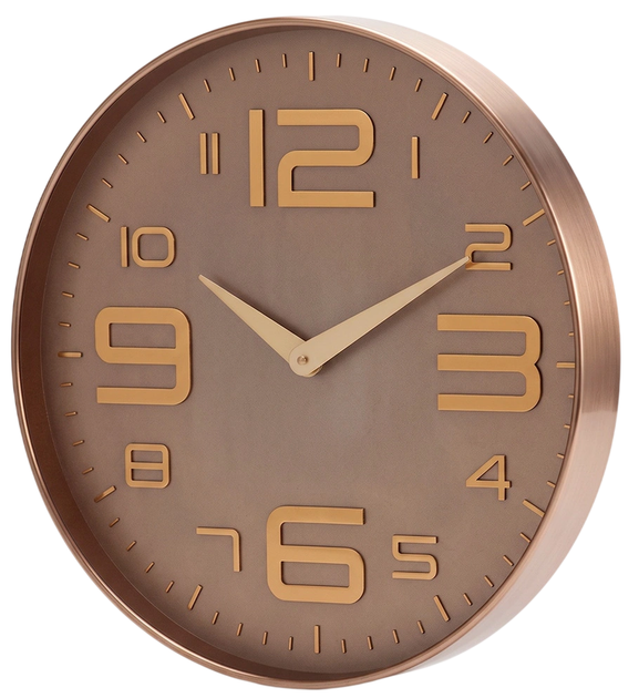 Zegar ścienny Segnale 50 cm złoty 568204 (8721037531573) - obraz 2