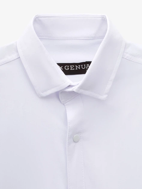 Сорочка однотонна для хлопчика GENUA 314 110 см Білий shop (2000999711619) - Фото 2 Сорочка однотонна для хлопчика GENUA 314 110 см Білий shop (2000999711619) - изображение 2