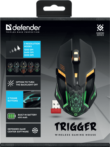 Миша Defender Trigger GM-934 Black (52934) - изображение 12