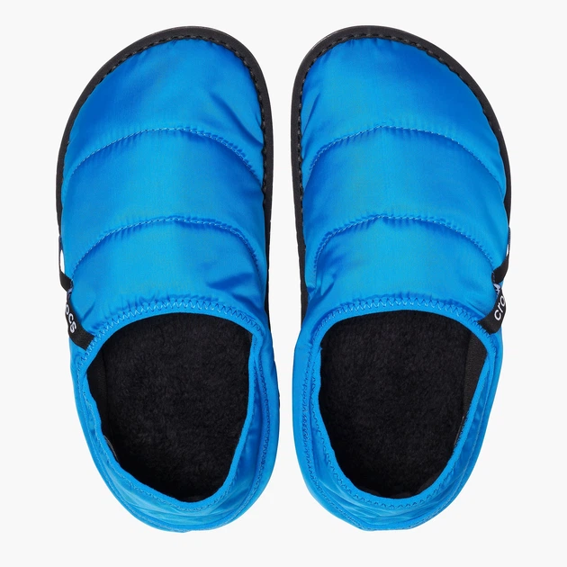 Жіночі крокси сліпони Crocs Neo Puff Slipper Blue (37, синій) - изображение 6