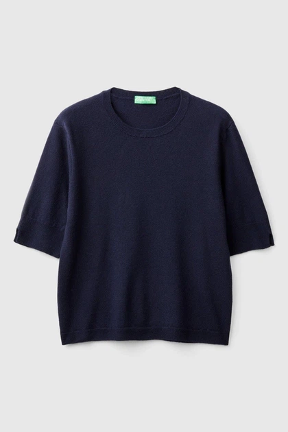 Джемпер Benetton 46(L) Синий (153724) - изображение 4