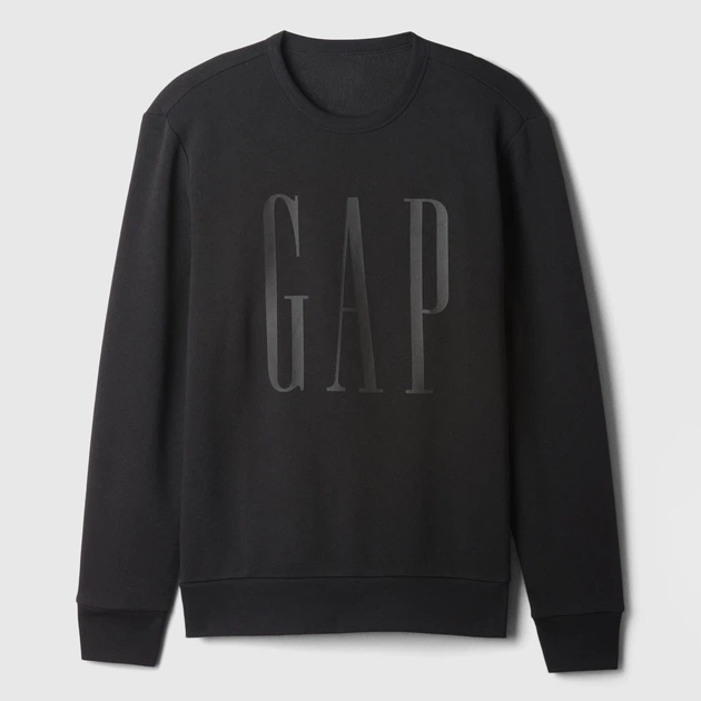 Світшот на флісі чоловічий GAP 883299081 S Чорний (1162433858) - зображення 4