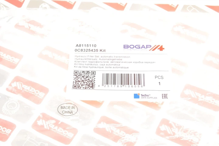 Фільтр АКПП (комплект з прокладкою) BOGAP A8115110 Volkswagen Touareg; Audi Q7; Porsche Panamera, Cayenne 0C8325435, 95832543500, 0C8325435KIT - изображение 8