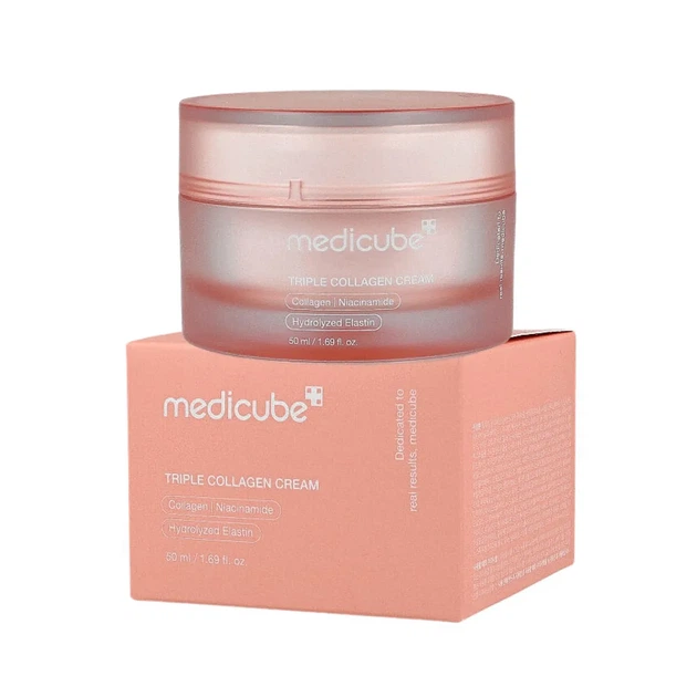 Ультраувлажняющий и укрепляющий коллагеновый крем Medicube Triple Collagen Cream 50 ml - Фото 1 Ультраувлажняющий и укрепляющий коллагеновый крем Medicube Triple Collagen Cream 50 ml - изображение 1