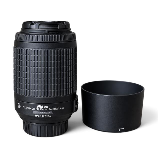 Обьектив Nikon AF-S DX VR Zoom-Nikkor 55-200mm f/4-5.6G IF-ED черный - изображение 2