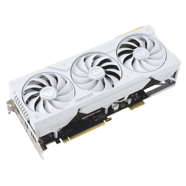 Відеокарта GeForce RTX 4070 Ti Super 16GB Asus TUF Gaming OC BTF White (TUF-RTX4070TIS-O16G-BTF-WHITE) Б/В - изображение 2