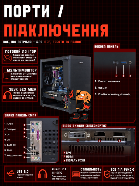 Игровой ПК Tera Pure BL-S (RX 470 DVI/Core i5/RAM 16GB/SSD 256GB) Б/В - Фото 10 Игровой ПК Tera Pure BL-S (RX 470 DVI/Core i5/RAM 16GB/SSD 256GB) Б/В - изображение 10