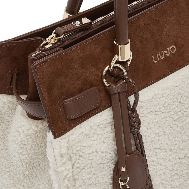 Torebka crossbody damska materiałowa Liu Jo AF6086E1163 X0459 Biała (800070362910) - obraz 4