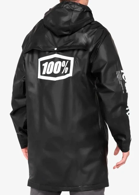 Дощовик 100% Torrent Raincoat чорний, розмір M - зображення 2