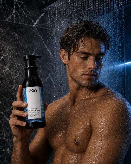 Чоловічий гель для душу 3 в 1 EON Ice Water Energy Shower Gel 750 мл - Фото 4 Чоловічий гель для душу 3 в 1 EON Ice Water Energy Shower Gel 750 мл - изображение 4