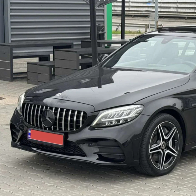Передние фары оптика (2 шт, рестайлинг, без блоков) для Mercedes C-сlass W205 2014-2021 гг - изображение 7