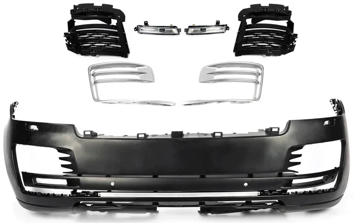 Передний бампер SVA в собранном виде с ходовыми огнями для Range Rover IV L405 2013-2021 гг - изображение 2