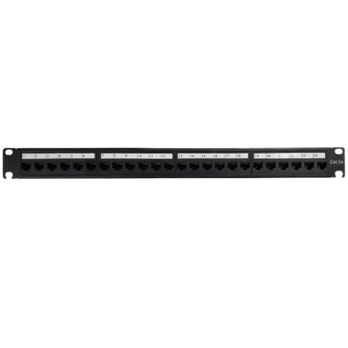 Патч-панель 1U 19″ 24xRJ-45 UTP кат. 5е для кабельных систем - Фото 2 Патч-панель 1U 19″ 24xRJ-45 UTP кат. 5е для кабельных систем - изображение 2