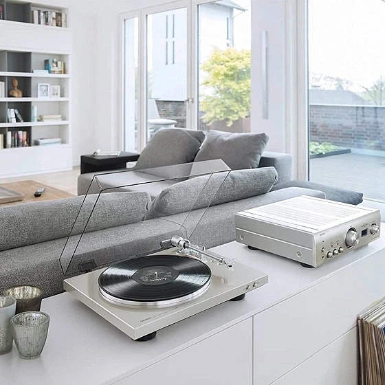 Проигрыватель виниловых дисков Denon DP-300F (полный автомат с фонокорректором) Silver (art.234584) - изображение 4