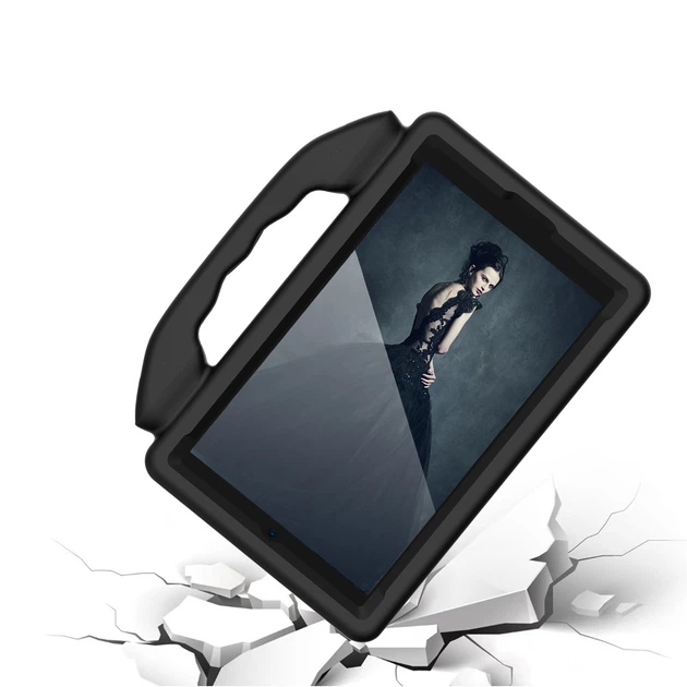 Противоударный детский чехол EVA Kids Like Cartoon с подставкой для Samsung Galaxy Tab A11 / Tab A9 / Tab A7 Lite (экран 8.7" дюймов) Чёрный - изображение 3
