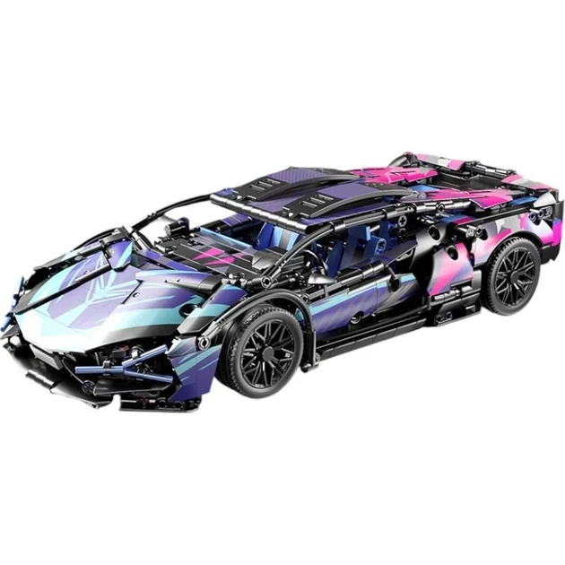 Машинка конструктор CyberPunk Car 0079 масштаб 1:14 Ламборгини КиберПанк на 1314 деталей - Фото 10 Машинка конструктор CyberPunk Car 0079 масштаб 1:14 Ламборгини КиберПанк на 1314 деталей - изображение 10