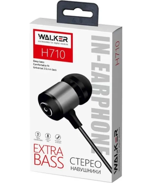 Наушники Walker h710 grey/black - Фото 3 Наушники Walker h710 grey/black - зображення 3