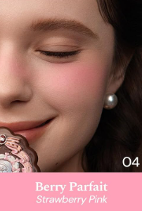 Рум'яна Flower Knows The Sweetie Bear Silk Satin Blush у відтінку 04 Berry Parfait - зображення 4