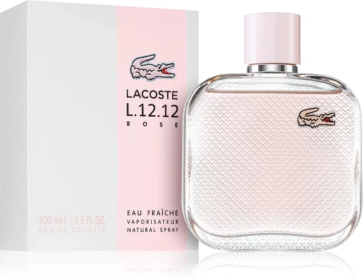 Туалетна вода Lacoste L.12.12 Rose Eau Fraiche edt 100ml - Фото 1 Туалетна вода Lacoste L.12.12 Rose Eau Fraiche edt 100ml - зображення 1